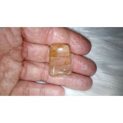 Galet Quartz rutile doré 13grs