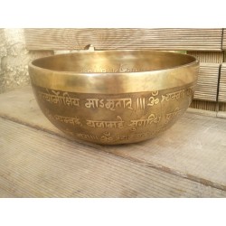 Bol chantant Tibétain 7 métaux 1015grs