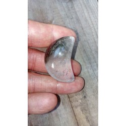 Lune en Lodolite ou Quartz Chaman (Garden) 39mm 26grs