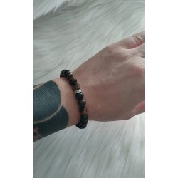 Bracelet en Oeil de Tigre 8mm