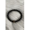 Bracelet en Tourmaline noire 8mm homme