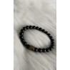 Bracelet en Tourmaline noire 8mm homme