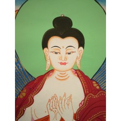 Thangka de Bouddha Vairocana 80x49cm