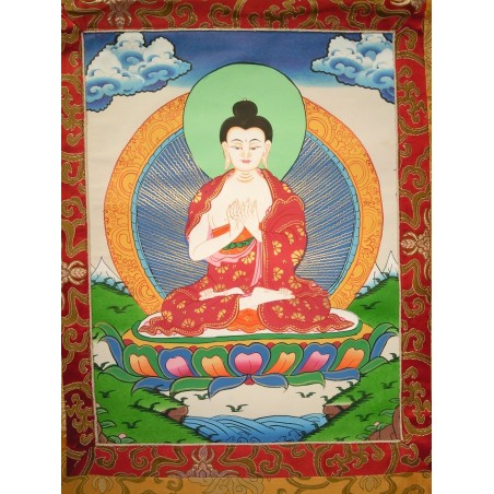 Thangka de Bouddha Vairocana 80x49cm