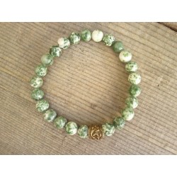 Bracelet en Jade verte de...