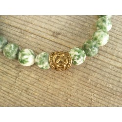 Bracelet en Jade verte de Chine 8mm Homme