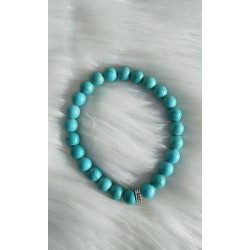 Bracelet en Turquoise reconstituée 8mm