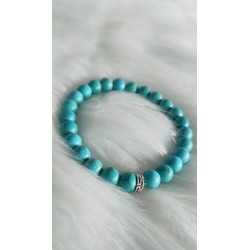 Bracelet en Turquoise reconstituée 8mm