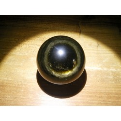 Sphère en Obsidienne dorée 190grs 53.5mm