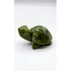 Tortue en Jade verte 8cm