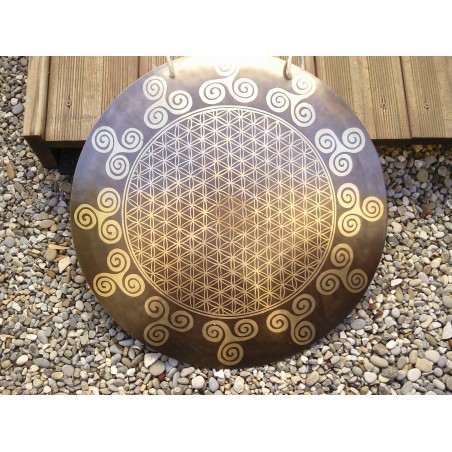 Gong Tibétain 7 métaux 3000grs 50cm