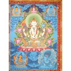 Thangka bouddha Chenrezig...