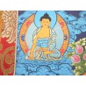 Thangka bouddha Chenrezig Tangka Tchenrezi 120x68cm