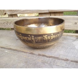 Bol chantant Tibétain 7 métaux 610grs Shakyamuni