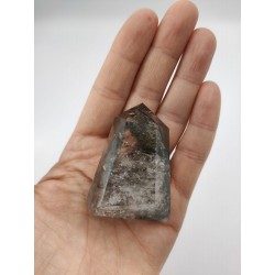 Pointe en Lodolite ou Quartz Jardin (Garden) 52.4mm 78grs