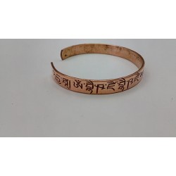 Bracelet en cuivre mantra Bouddha Médecine