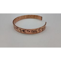 Bracelet en cuivre mantra Bouddha Médecine