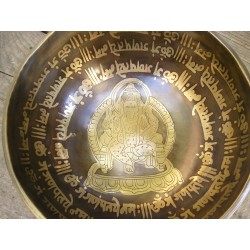Bol chantant Tibétain 7 métaux 592grs