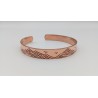 Bracelet pur cuivre Montagne 0.9cm