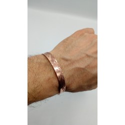 Bracelet pur cuivre Montagne 0.9cm