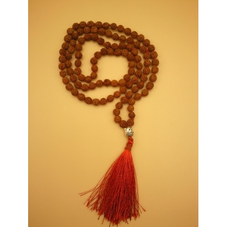 Mala tibétain en RUDRAKSHA 7mm