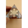 Orgonite Pyramide  Métatron chakra