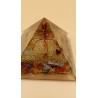 Orgonite Pyramide  Métatron chakra