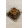 Orgonite Pyramide multi Tourmaline 75mm