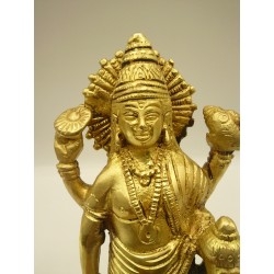 Statue de Dhanvantari Dieu médecine Ayurvédique 19cm