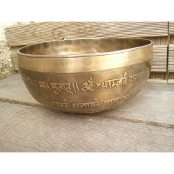 Bol chantant Tibétain 7 métaux 970grs Shiva Nataraja