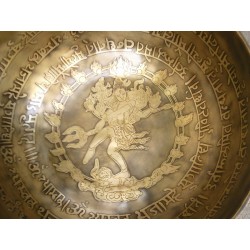 Bol chantant Tibétain 7 métaux 970grs Shiva Nataraja