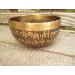 Bol chantant Tibétain 7 métaux 588grs