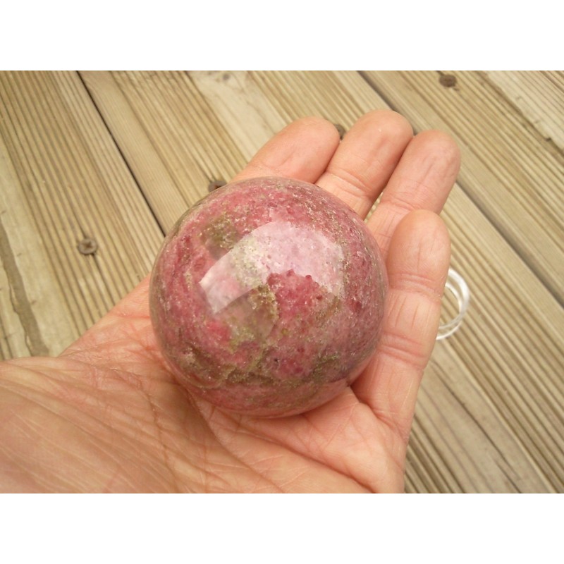 Sphère en Rhodonite 55mm 314grs
