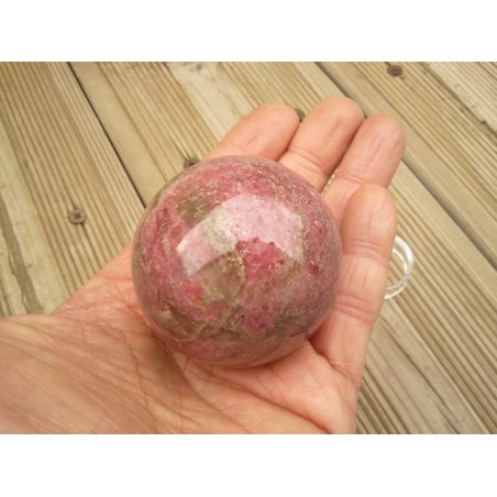 Sphère en Rhodonite 55mm 314grs