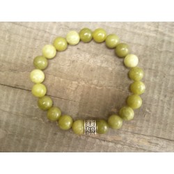 Bracelet en Jade verte 8mm...