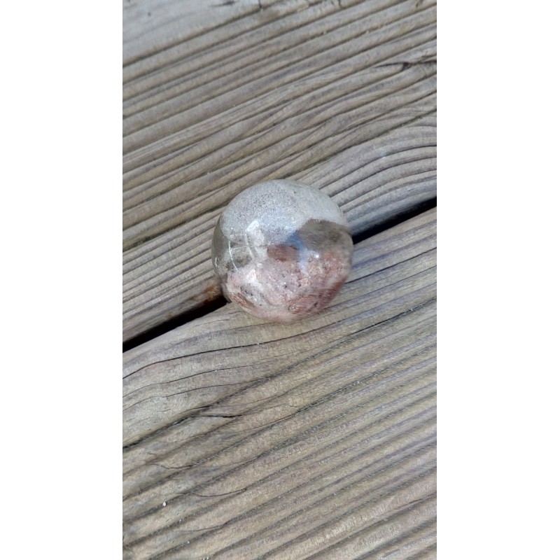 Sphère en Lodolite ou Quartz Chaman (Garden) 24.4mm 20grs