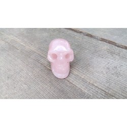 Crâne en Quartz rose 38.7mm