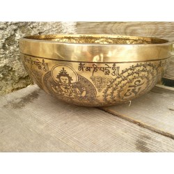 Bol chantant Tibétain 7 métaux 1360grs