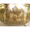 Bol chantant Tibétain 7 métaux gravé 1360grs
