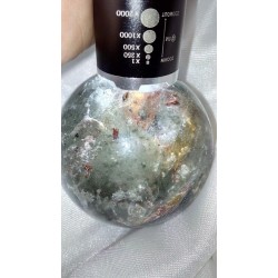 Sphère en Lodolite ou Quartz Chaman (Garden) 57.5mm 247grs