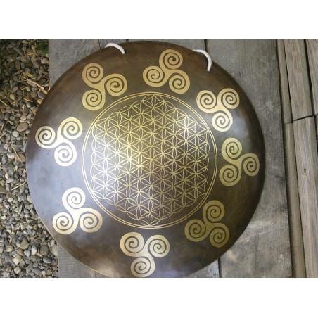 Gong Tibétain 7 métaux 2850grs 47.5cm