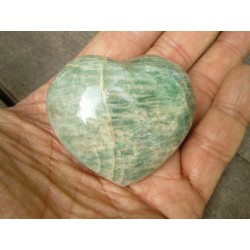 Coeur en Amazonite 104grs 54mm