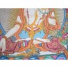 Thangka Tara Blanche 125x69cm Tangka