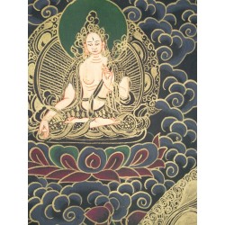 Thangka tibétain Tara verte 128x71cm Tangka
