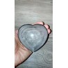 Coeur en Obsidienne argentée 375grs 91mm