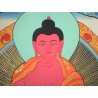 Thangka Tibétain Bouddha Amitabha 80x48cm Tangka
