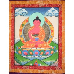 Thangka Tibétain Bouddha...