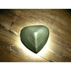 Coeur en Obsidienne Manta 89grs 54mm