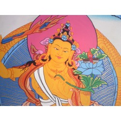 Thangka Bouddha Manjushri ( Manjushree) Tangka 80x50cm