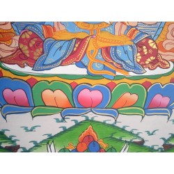 Thangka Bouddha Manjushri ( Manjushree) Tangka 82x50cm